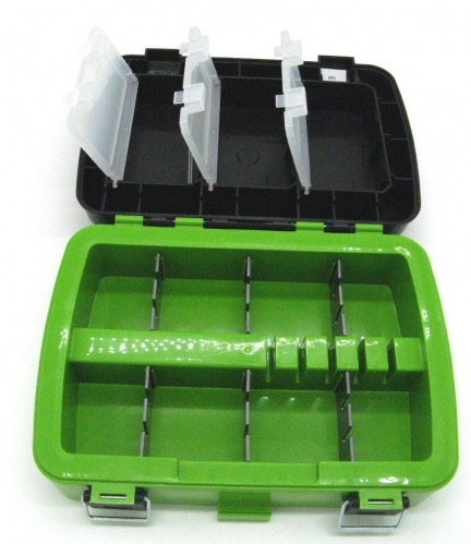 Ящик для зимней рыбалки Helios FishBox двухсекционный 10л зеленый (64060) фото 7