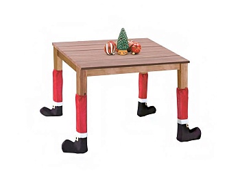 Аксессуар для декорирования стола "Новогодние ножки", 50х25 см (4 носка), Koopman International