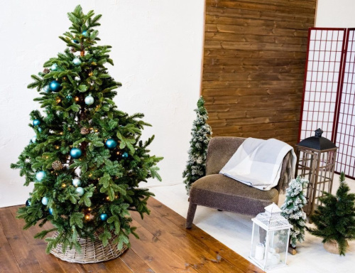 Плетеная корзина для елки Нордик 105*25 см светлое дерево (National Tree Company) в интернет-магазине VsemPodarok.com фото 4