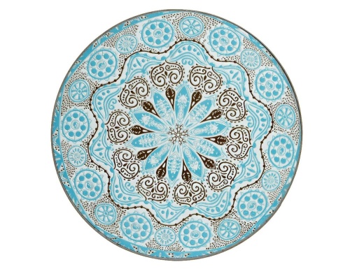 Садовый кофейный столик с мозаикой TURKISH ROMANCE, складной, металл, керамика, 67х36 см, Kaemingk фото 2