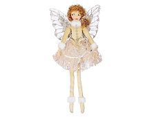 Кукла на ёлку "Эльф - зимняя бабочка", велюр, тюль, 35х13х5 см, Edelman, Noel (Katherine's style)