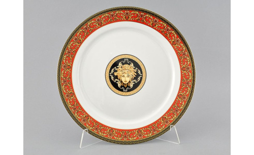 Блюдо круглое "Сабина" 30 см "02111333-b979" Leander, белый; чёрный