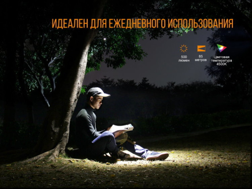 Фонарь светодиодный Fenix LD15R CREE XP-G3, 500 лм, аккумулятор фото 11
