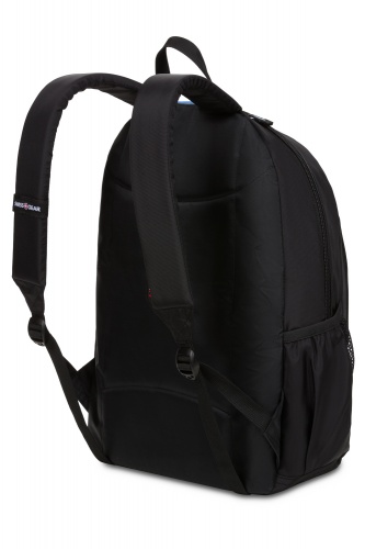Рюкзак Swissgear, чёрный/голубой, 32х14х45 см, 20 л фото 4