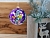 Стеклянный ёлочный шар ЗОДИАК: КРОЛИК 'ПОДАРОВЕД', фиолетовый, 85 мм, Елочка