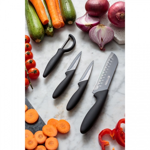 Набор из 3 ножей и овощечистки everyday фото 3
