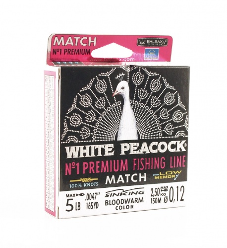Леска Balsax White Peacock Match Box 150м