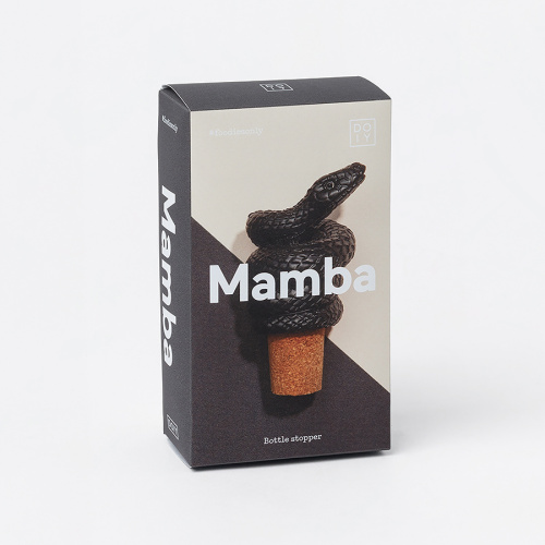 Пробка для бутылок mamba, черная фото 6