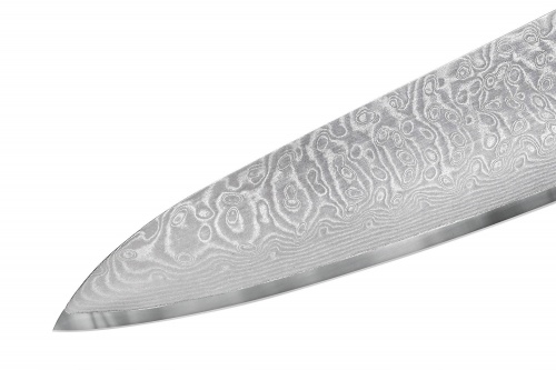 Нож Samura 67 Шеф, 20,8 см, дамаск 67 слоев, микарта фото 3