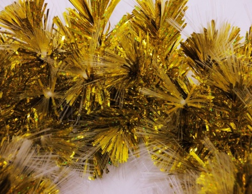 Оптиковолоконный венок "Аурум", золотой, теплые белые/холодные белые светодиоды, 50 см, Edelman, Luca фото 4