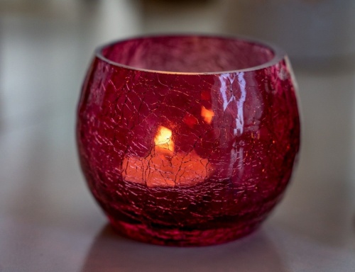 Подсвечник "Чаша света", тёмно-розовый, 6.5х8 см, Edelman фото 4