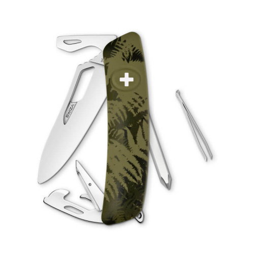 Швейцарский нож SWIZA SH04 R Camouflage, 95 мм, 12 функций