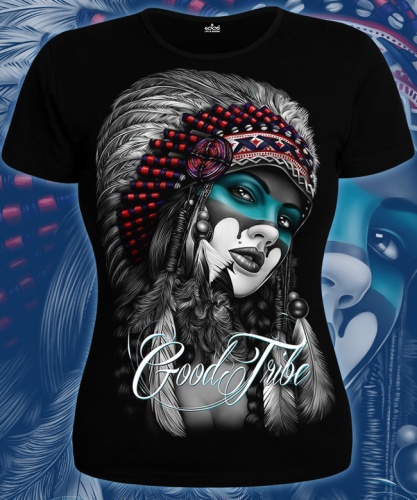 Женская футболка"GOOD Tribe"