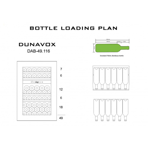 Винный шкаф Dunavox DAB-49.116 фото 3