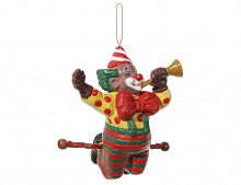 Ёлочная игрушка "Клоун-акробат", полистоун, 13 см, SHISHI