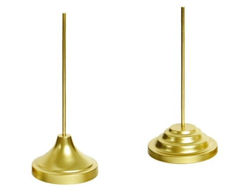 Подставка для ёлочной верхушки NEW CLASSIC, металлическая, золотая, 25-26 см, разные модели, Kaemingk (Decoris)