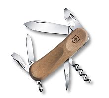 Нож Victorinox EvoWood 10, 85 мм, 11 функций, дерево, 2.3801.63