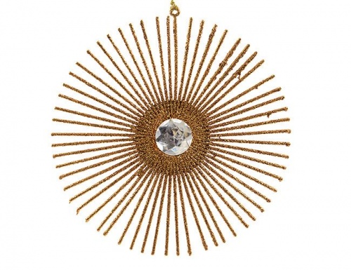 Ёлочное украшение "Солнечная звезда" круглая, 15 см, KAEMINGK фото 2