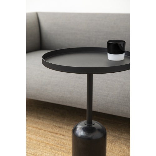 Столик кофейный lars, D40х59 см, черный фото 3