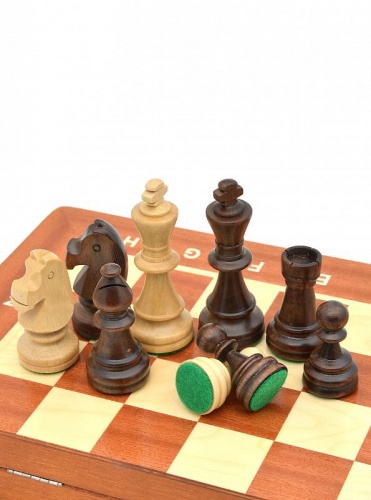 Шахматы "Стаунтон 6", (фигуры в отдельном пластиковом пакете), Wegiel фото 2