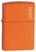 Зажигалка Zippo Orange Matte Logo №231ZL