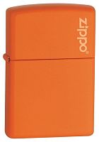 Зажигалка Zippo Orange Matte Logo №231ZL