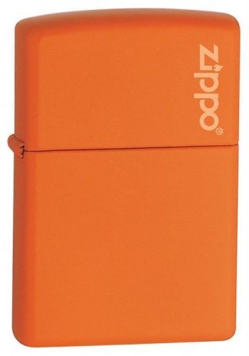 Зажигалка Zippo Orange Matte Logo №231ZL