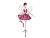 Кукла на ёлку ФЕЯ - БАЛЕРИНА БУФФА (Variation), полиэстер, розовая, 30 см, Edelman