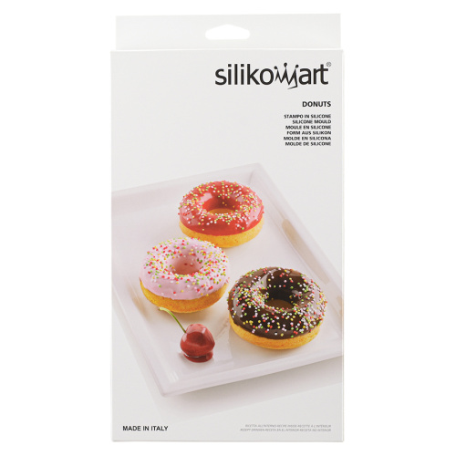 Форма для приготовления пончиков donuts ?7,5 см силиконовая фото 3