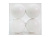 Набор однотонных пластиковых шаров, матовые, белые, 100 мм, упаковка 4 шт., Winter Decoration