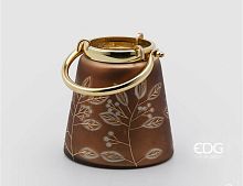 Подсвечник РАМИ ДИ БАККЕ, металл, ореховый, 12 см, EDG