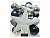 Набор пластиковых елочных шаров и украшений "Новогодний", цвета: серебряный, белый, синий бархат, упаковка 33 шт, Kaemingk