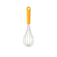 Большой венчик Brabantia из пластика и металла, серо-жёлтого цвета