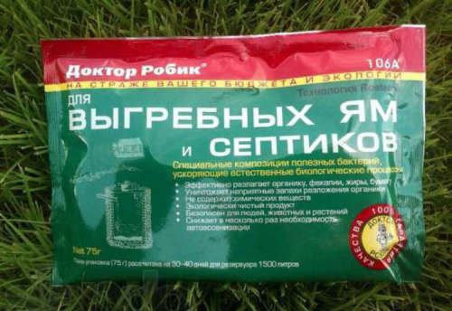 Сухая смесь Доктор Робик для выгребных ям и септика арт. 109
