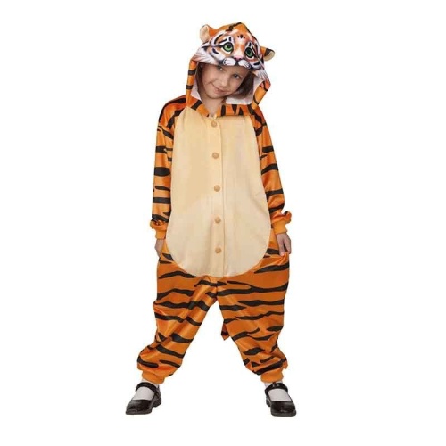 Карнавальный костюм Тигрочка кигуруми, размер 116-60, Батик фото 3