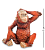 WS-762 Статуэтка «Детеныш орангутанга»