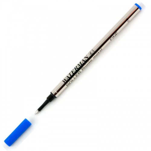 Waterman стержень для ручки-роллера, F, синий фото 2