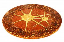 столешница-мозаика "Звёзды" из янтаря, SHD-stars