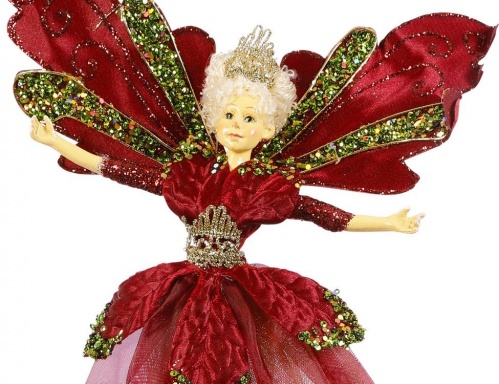 Кукла на ёлку "Фея данца росса", полистоун, текстиль, 31 см, Edelman, Noel (Katherine's style) фото 2