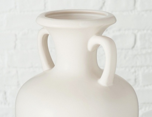 Керамическая ваза-кувшин "Кипрус", белая, 31 см, Boltze фото 5