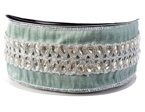 Декоративная лента COLLANA INVERNALE, 1000х6 см, Kaemingk фото 3