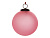 Ёлочный шар ТЕНЕРЕЦЦА РОСА, стекло, прозрачно-розовый, матовый, 10 см, SHISHI
