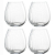 Набор бокалов для вина alice, 610 мл, 4 шт.