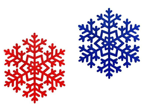 Деревянная елочная игрушка Снежинка - Морозная Геометрия 15 см, Winter Deco фото 3