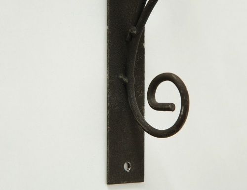 Кованый кронштейн для фонаря или венка "Марлис", металлический, чёрный, 30 см, разные модели, Boltze фото 5