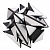 Головоломка Fanxin Зеркальный Кубик Трансформер (Magic Cube Axis 3х3х3), серебряный