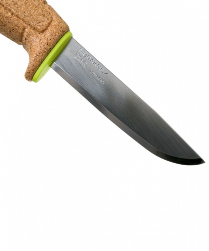 Нож Morakniv Floating Knife (S) Lime, нерж. сталь, пробковая ручка, зеленый фото 3