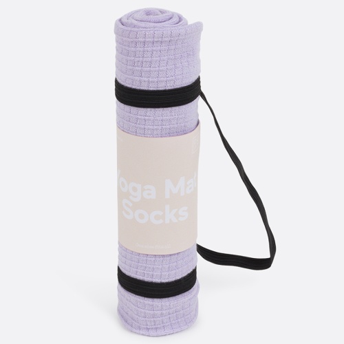 Носки yoga mat сиреневые фото 3