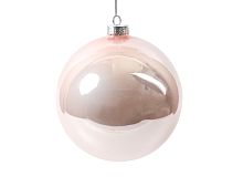 Елочный шар ROYAL CLASSIC стеклянный, эмалевый, цвет: розовый бутон, 150 мм, Winter Deco
