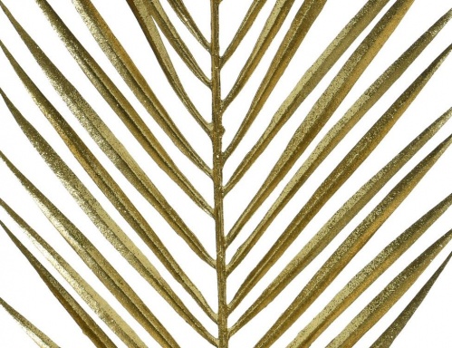 Декоративная ветка "Мерцающий папоротник" (один лист), 3x20x70 см, Kaemingk фото 2
